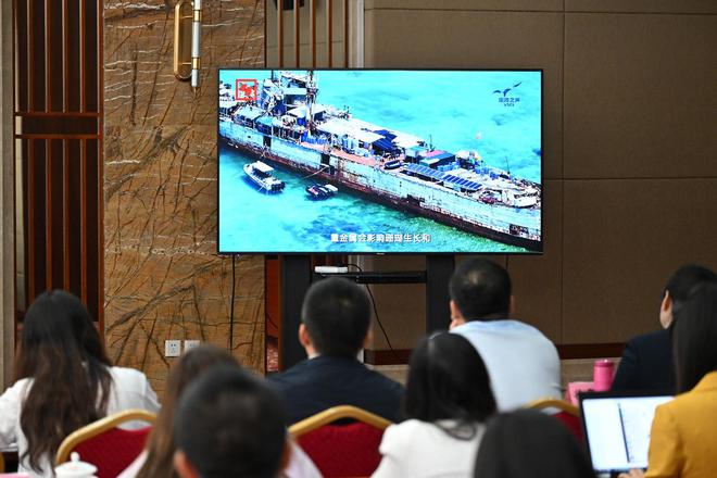 借力打力逼“坐滩”舰撤离效果已显现九游会J9入口菲搬石头砸脚了中方(图9)