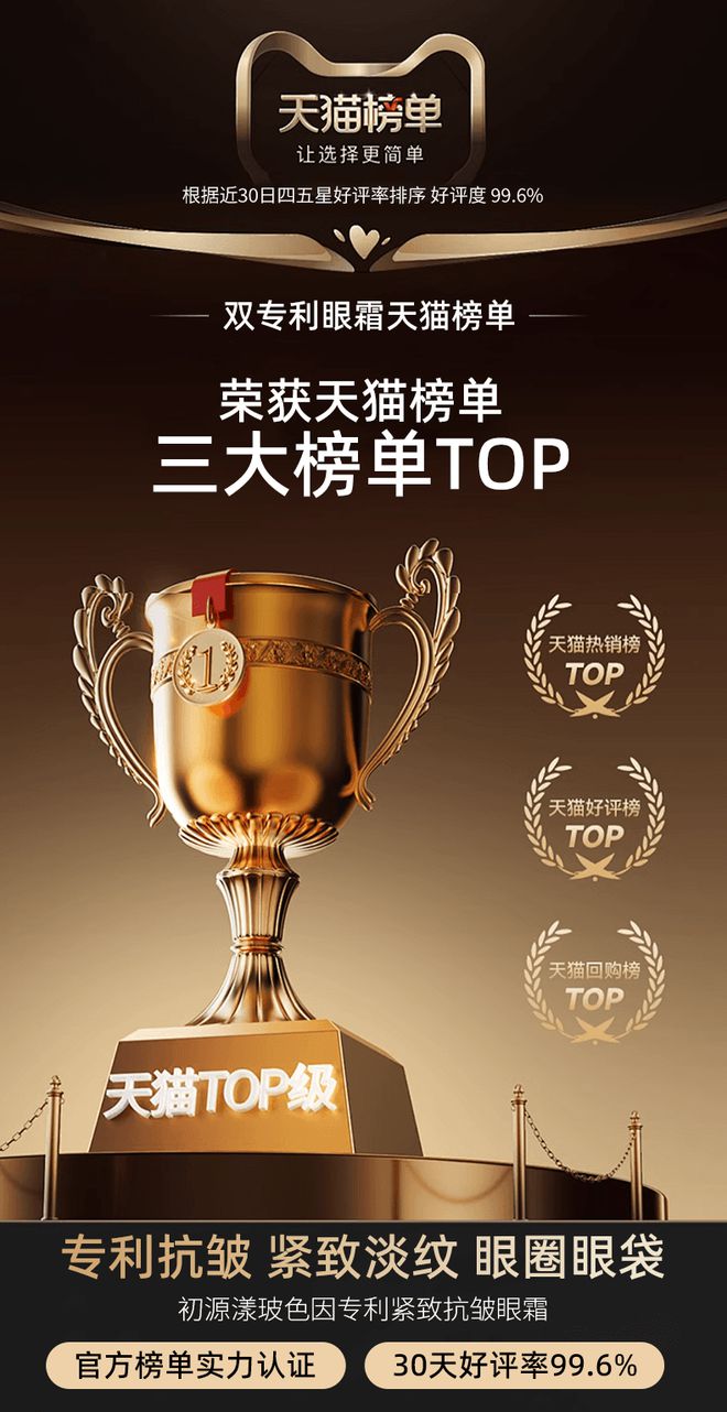眼霜！热门抗初老眼霜排行榜亲测有效九游会J9去眼袋公认最好用10大(图11)