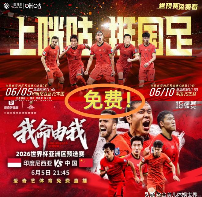 中国CCTV5停播两平台免费观看！j9九游会登录明晚直播：印尼对阵(图8)